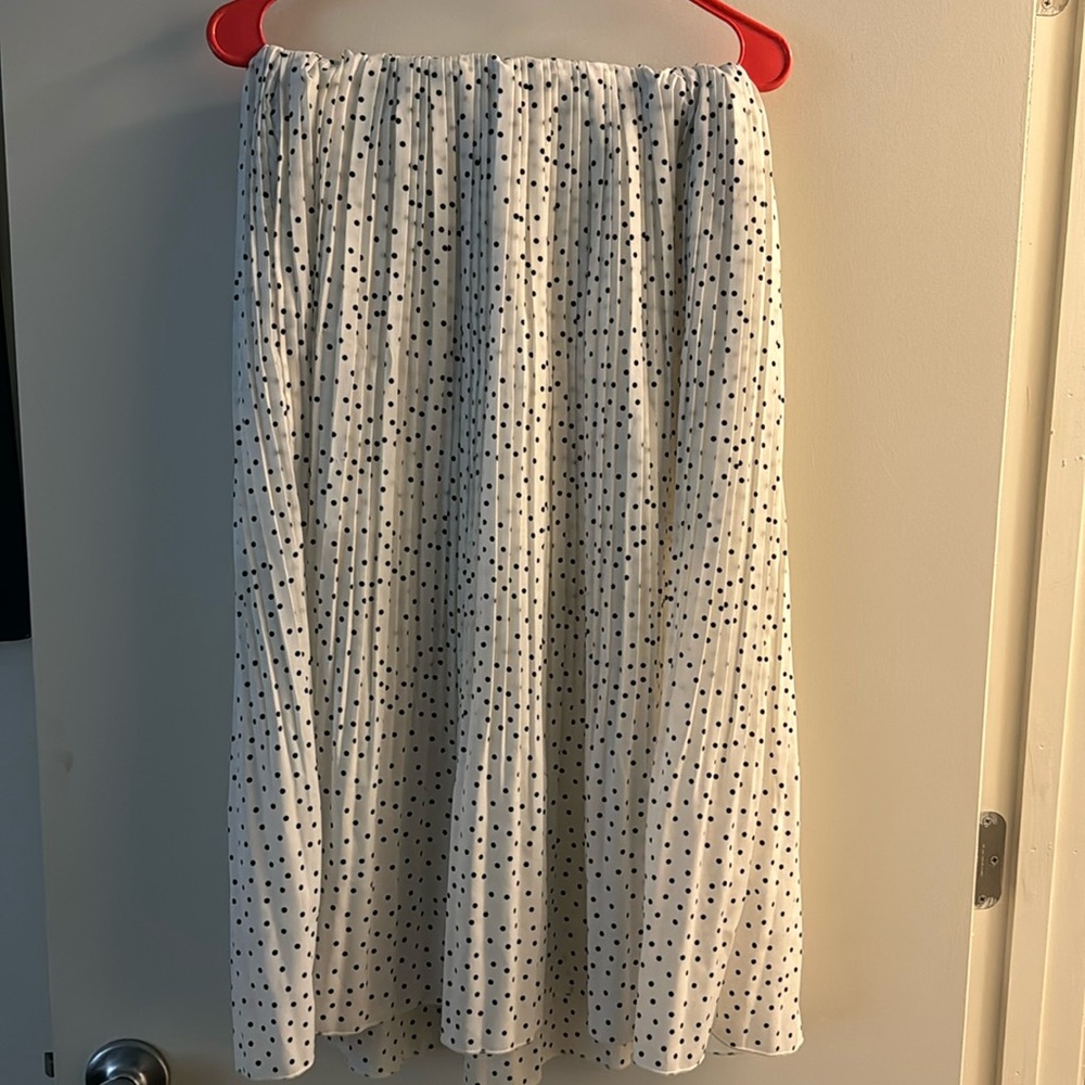 Maxi pokadot skirt
